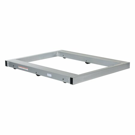 Vestil Silver Aluminum Pallet Dolly With Tilt 4000lb Capacity 40 x 48 DOL-4048-6T